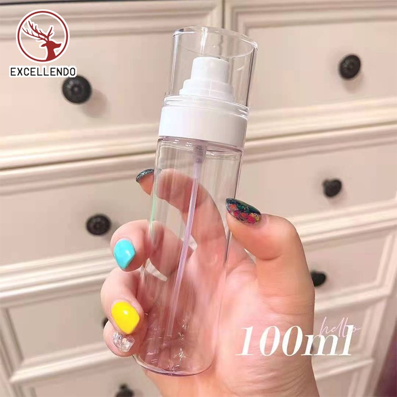 High Quality Refillable Plastic Spray Bottle Travel Transparent Plastic Empty Perfume Atomizer Small