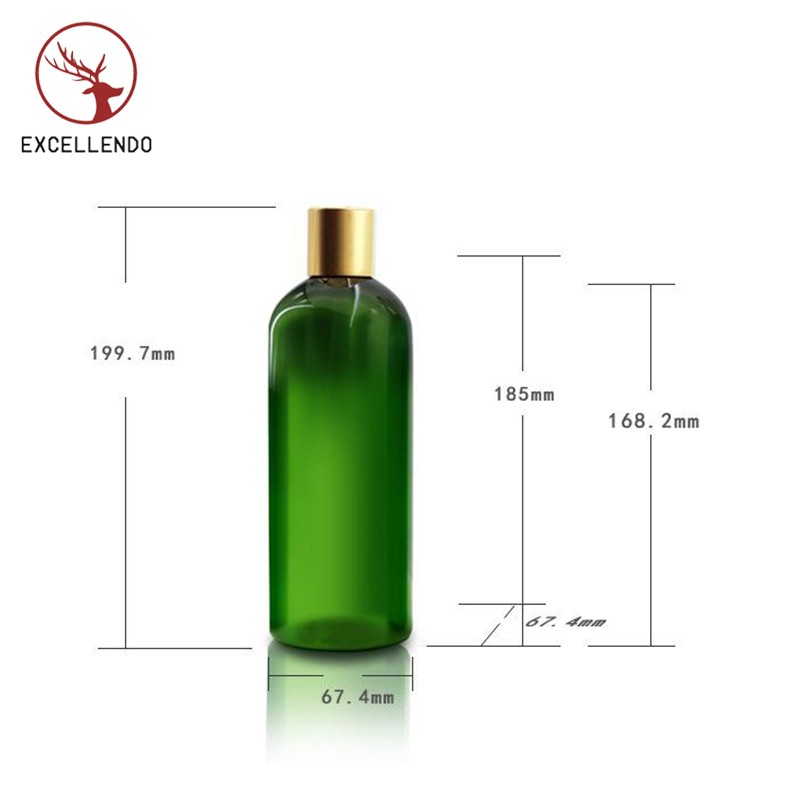 500ml Empty Plastic PET Shampoo Spray Lotion Bottle Shower Gel Bottle