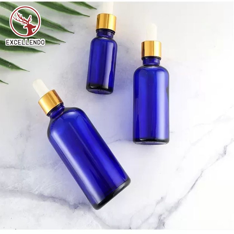 Amber Spray Bottle Glass Cosmetic Bottle with Pump Dropper Bottle for Essential Oil and Cream