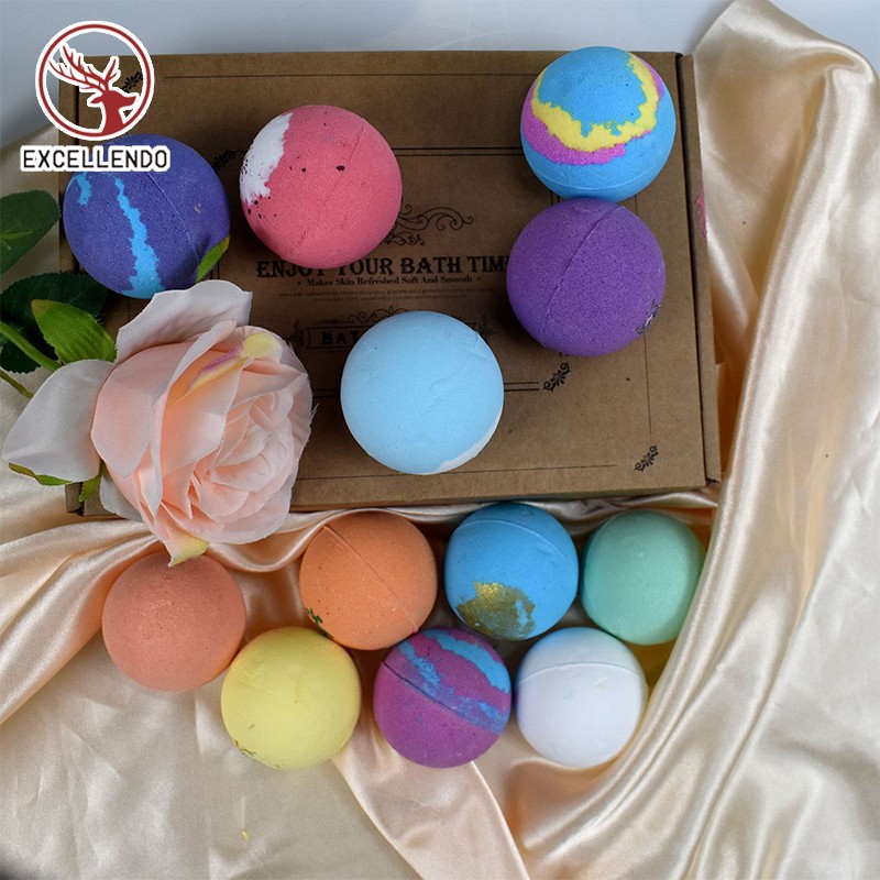 Bath Bubble Ball Bathing Bomb Exfoliating Aromatherapy Type Body Cleaner Handmade Bath Salt Bombs