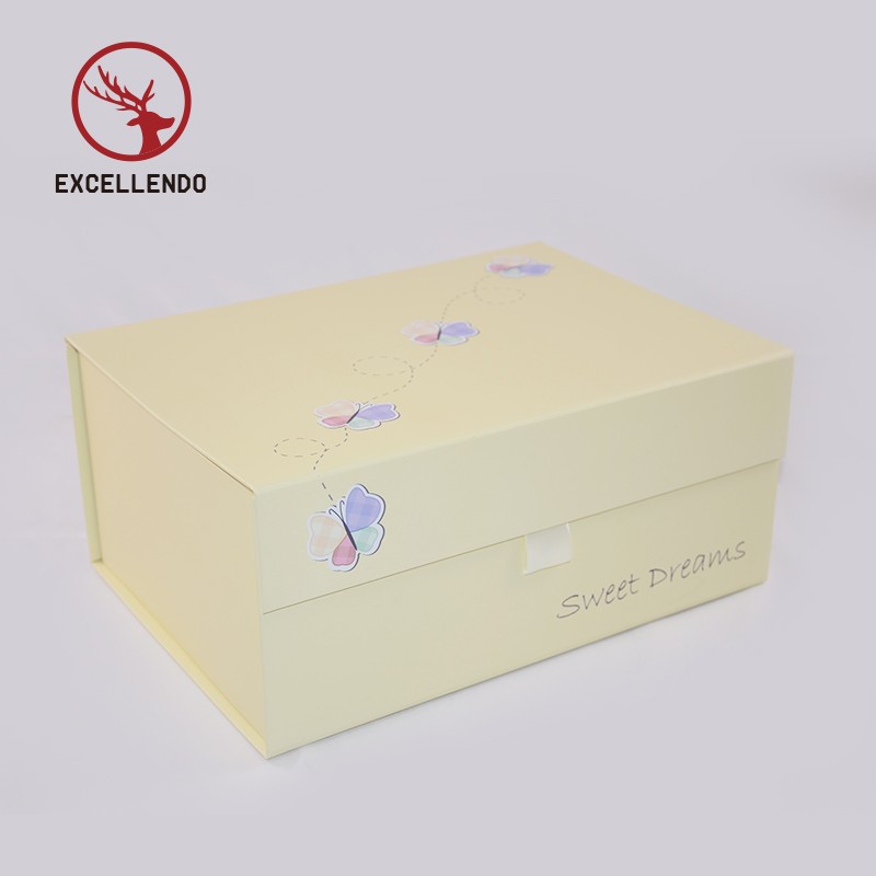 Customized Cardboard Foldable Gift Box Storage Box with Magnetic Shoe Box Wedding Christmas Gifts