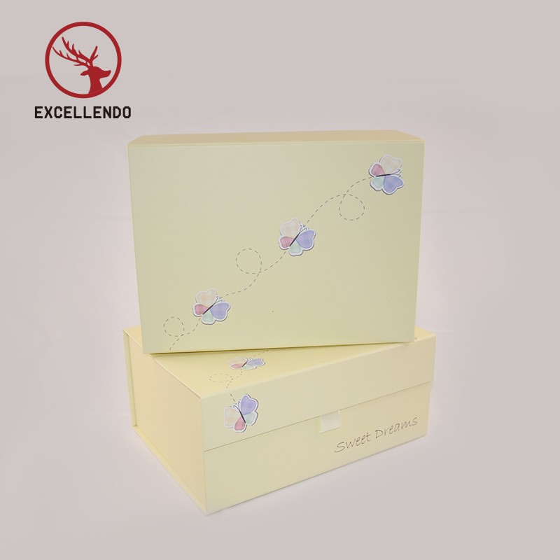 Customized Cardboard Foldable Gift Box Storage Box with Magnetic Shoe Box Wedding Christmas Gifts