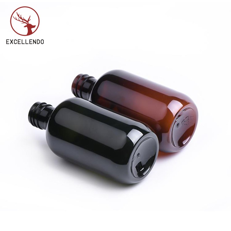 Cheap Price 300ml 500ml Reusable Amber Plastic Lotion Bottle with Pump Spray for Cosmeic Perfume