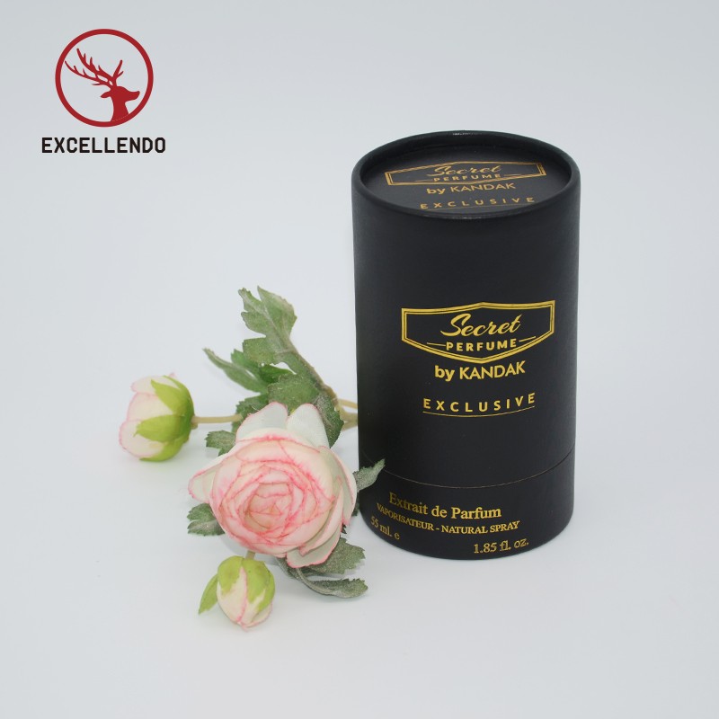 Wholesale Custom Cardboard Round Tube Oil Box Paper Cylinder Cosmetic Box With logo Printing