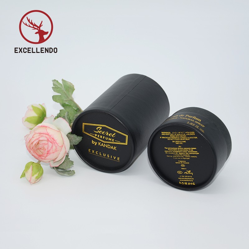 Wholesale Custom Cardboard Round Tube Oil Box Paper Cylinder Cosmetic Box With logo Printing