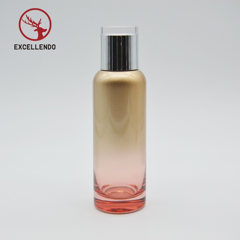 Customized 120ml 100ml 40ml Printed Glass Cosmetic Bottle Perfume Cream Essential Oil Bottle