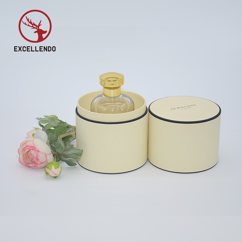 Wholesale Customized Cylinder Cosmetic Packaging Box with Custom Logo Printing