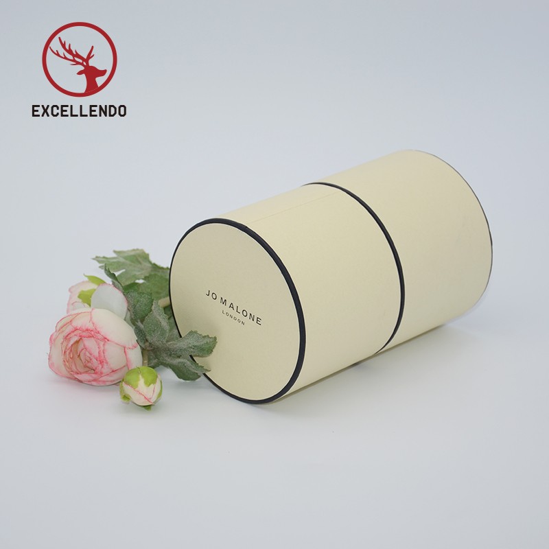 Wholesale Customized Cylinder Cosmetic Packaging Box with Custom Logo Printing