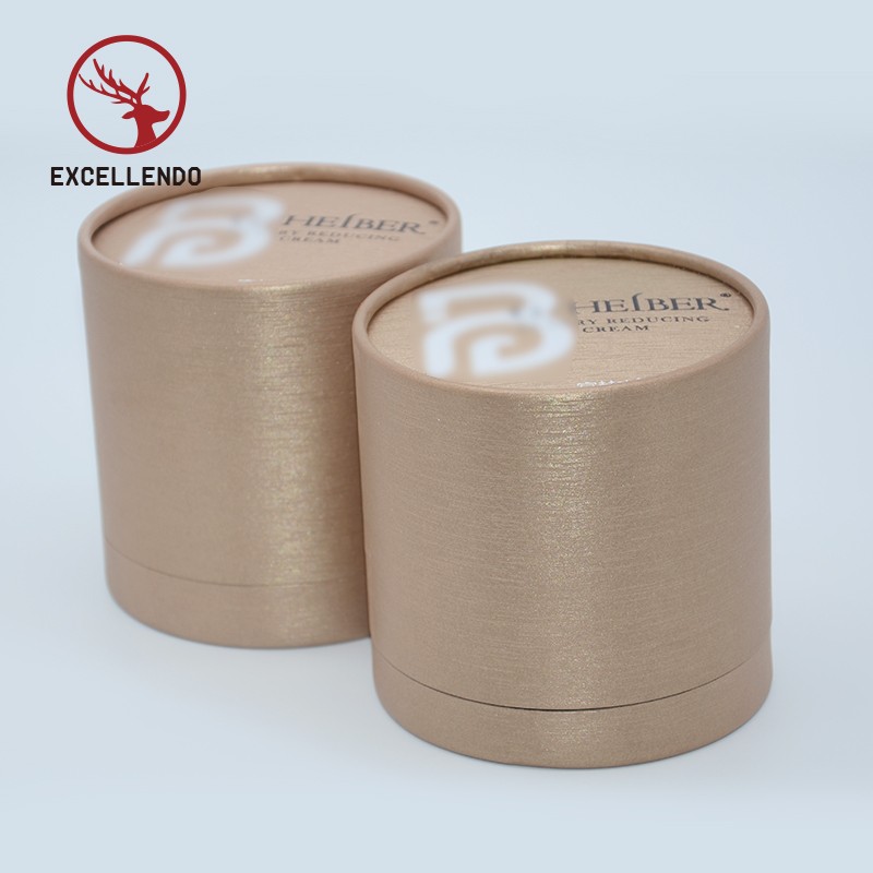 Best Selling Round Cosmetic Box Custom Logo Print Cylinder Gift Boxes Cardboard Tube Box Packaging