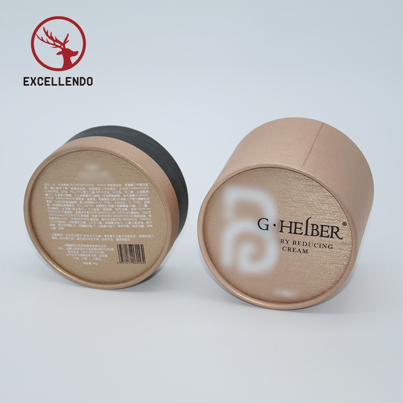 Best Selling Round Cosmetic Box Custom Logo Print Cylinder Gift Boxes Cardboard Tube Box Packaging