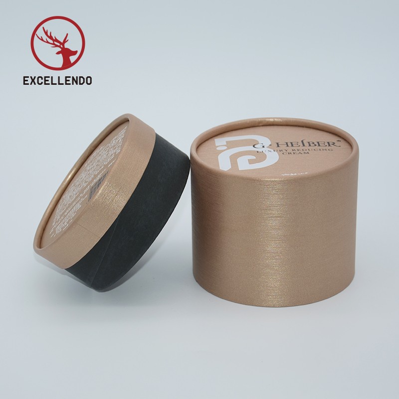 Best Selling Round Cosmetic Box Custom Logo Print Cylinder Gift Boxes Cardboard Tube Box Packaging