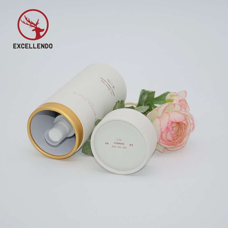 Custom Desgn Printing Gift Box Round Packaging Essential Oil Perfume Box Manufacturer  