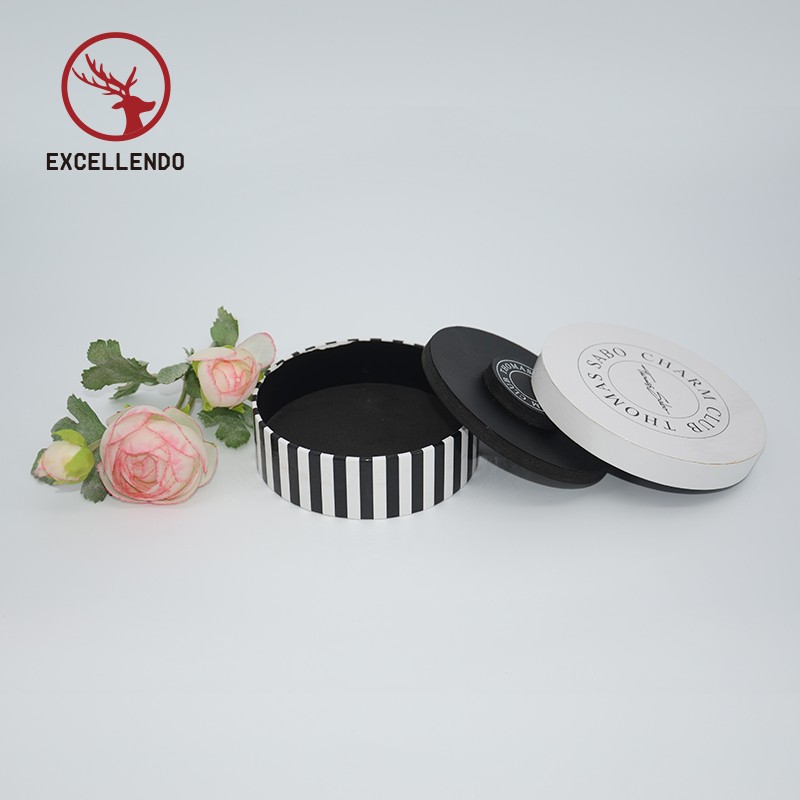 High Quality Round Bracelet Tube Gift Box Set Flower Wedding Gift Perfume Packaging Box Cylinde Box