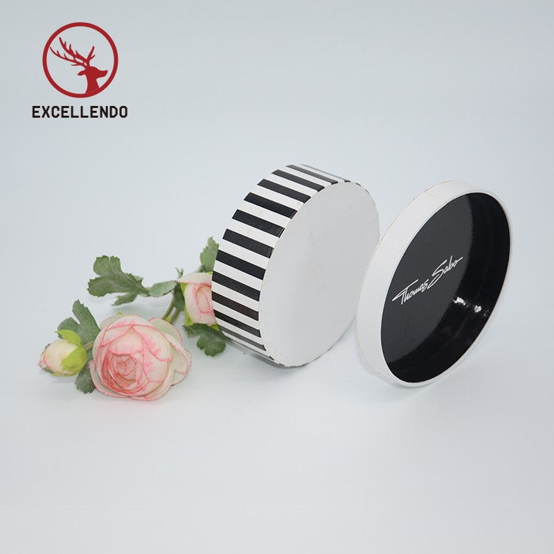 High Quality Round Bracelet Tube Gift Box Set Flower Wedding Gift Perfume Packaging Box Cylinde Box