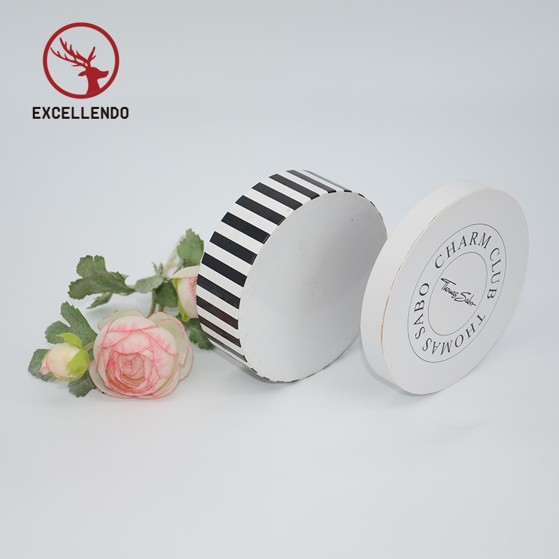 High Quality Round Bracelet Tube Gift Box Set Flower Wedding Gift Perfume Packaging Box Cylinde Box