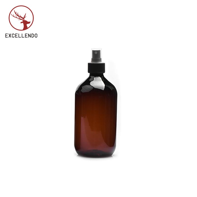 PET Reusable Amber Plastic Boston Perfume Bottle Plastic Spray Bottle for Cosmeic Cream Body Lotion