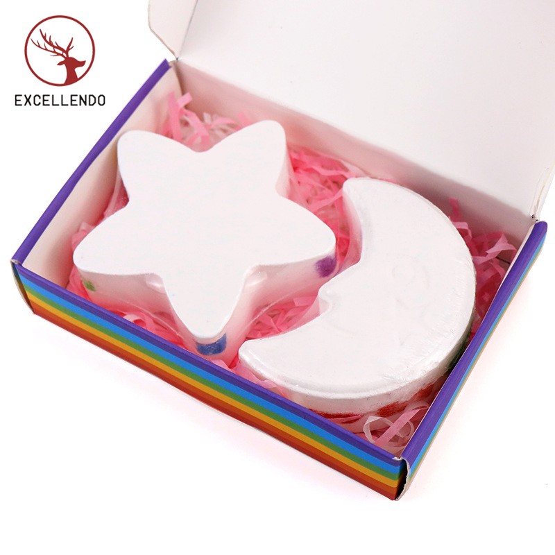 Rainbow Bath Bombs Hot Sale on Amazon Factory Price Colorful Rich Bubble Bath Surprise Gift Set