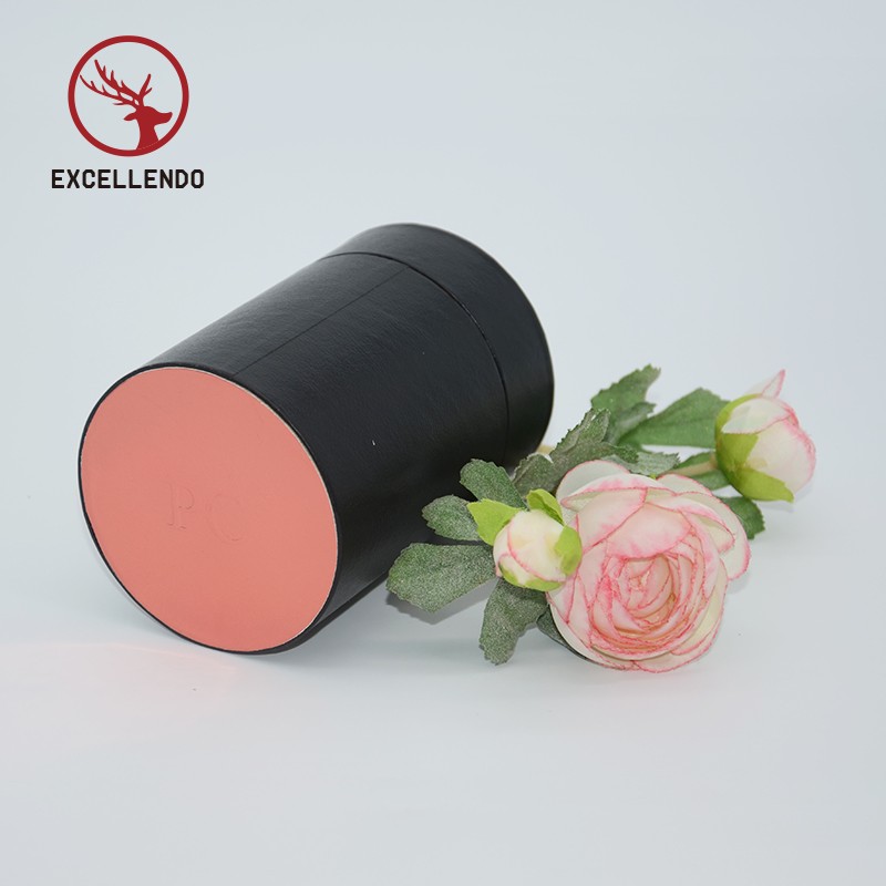 Rigid Cardboard Printing Gift Box Round Packaging Box for Essential Oil/Perfume Box Manufacturer 