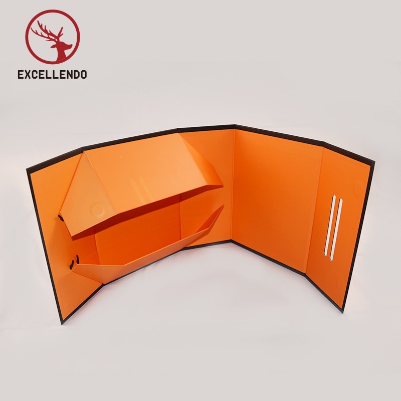 High Quality Foldable Magnet Gift Box with Ribbon Handle for Gifts, Storage, Perfume,Flowers,Snacks