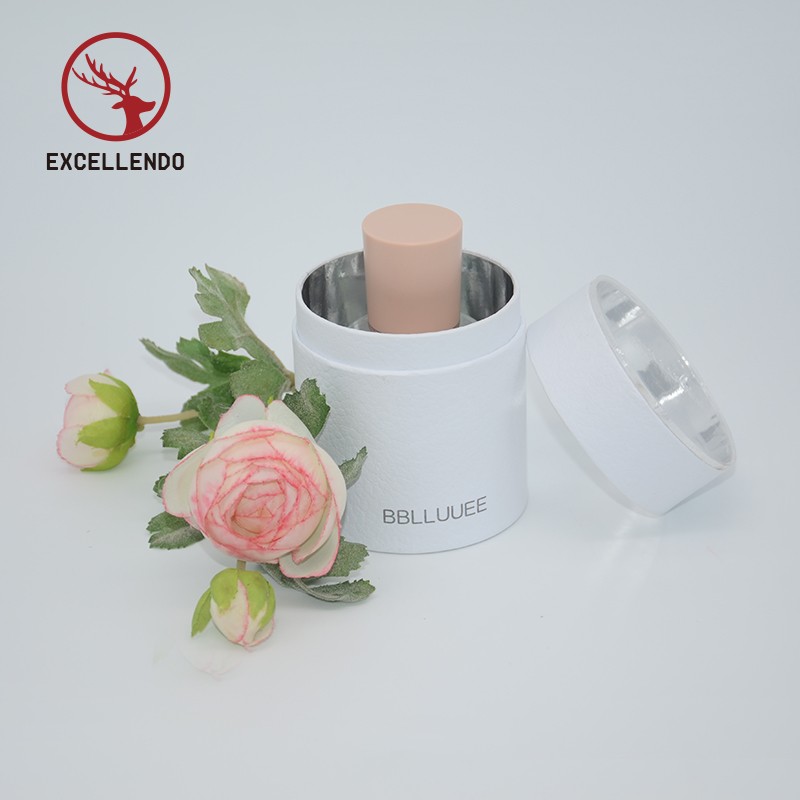 Transparent Acrylic Paper Round Cosmetic Prefume Packaging Box Gift Box with Window Cover