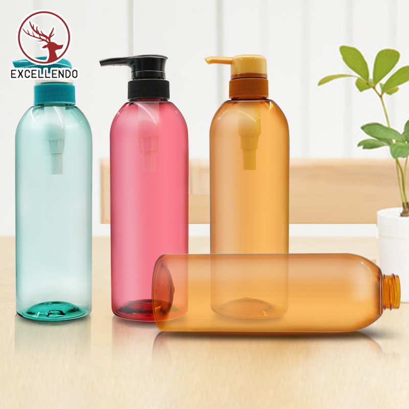 500ml Empty Matte Semi-transparent Plastic Shampoo Spray Lotion Bottle Shower Gel Bottle with Pump