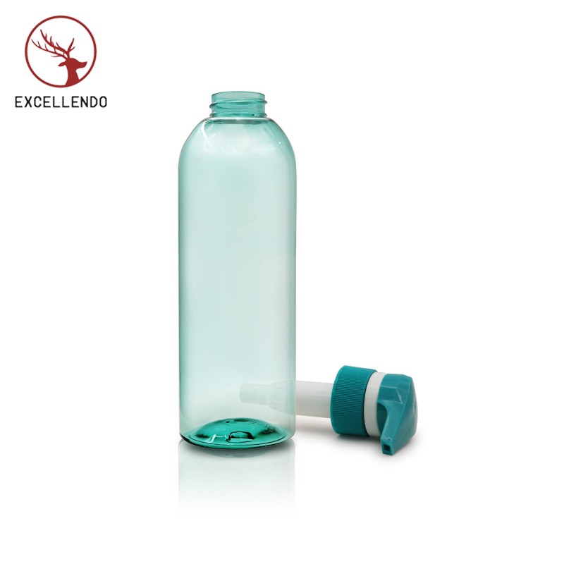 500ml Empty Matte Semi-transparent Plastic Shampoo Spray Lotion Bottle Shower Gel Bottle with Pump